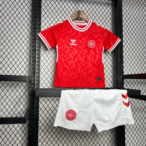 2024-2025 Camisa Casa Seleção Dinamarca  Tamanho Infantil — view 4