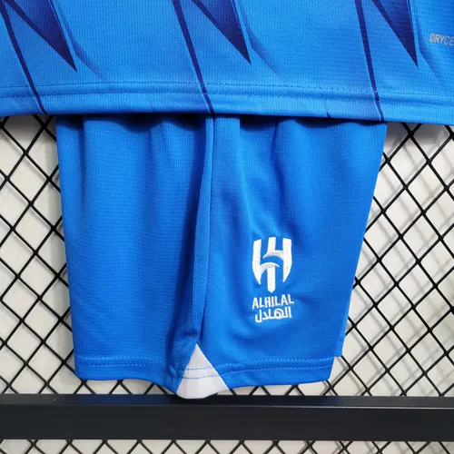 2023/2024 Al-Hilal Saudi Home Football Shirt Kids Size — view 10