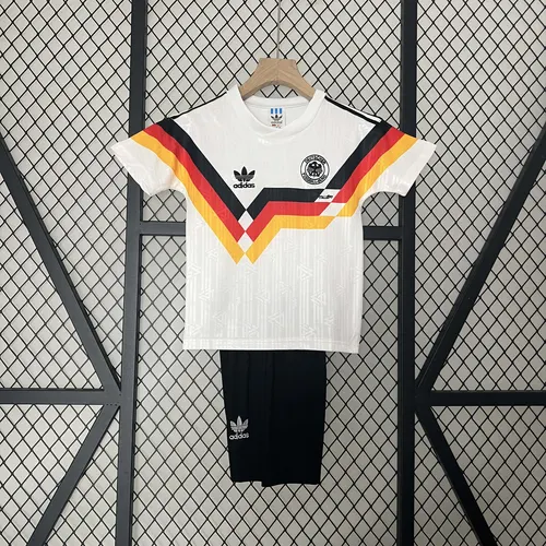 Camisa Retrô 1990 Germany Home de Futebol AAA qualidade de fã Tamanho Infantil — view 3