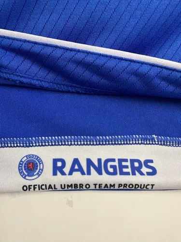 2008-2009 Retro Rangers Home Football Shirt  — view 8