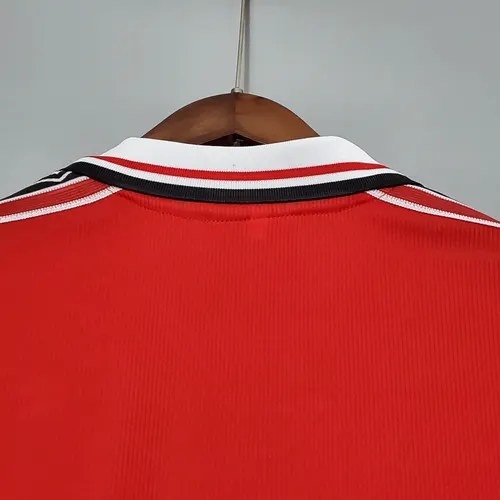 1998-1999 Retro Langarm Manchester United Heimtrikot  — view 6