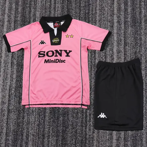 Maillot de football extérieur rétro 1997/1998 Juventus  lande Taille Enfant — view 1