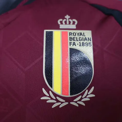 Camisa de Futebol Versão Jogador Bélgica Casa Seleção Nacional 2024   — view 5