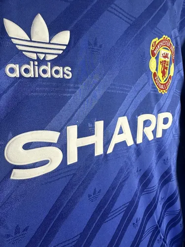 1986/1988 Retro Manga Larga Manchester United Tercera Equipación Visitante Camiseta de Fútbol  — view 4