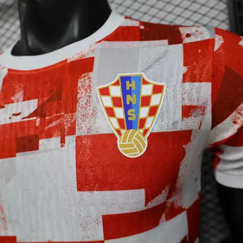 2026 Version Joueur Maillot Édition Spéciale Rouge Blanc Équipe Nationale Croatie Football   — view 5