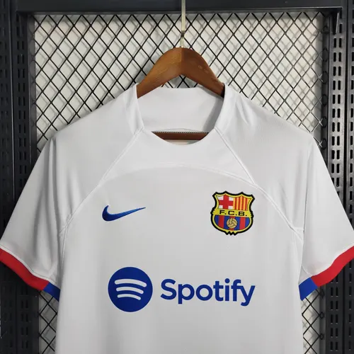 2023/2024 Barcelona Auswärts Fußballtrikot AAA fan-gradät — view 4