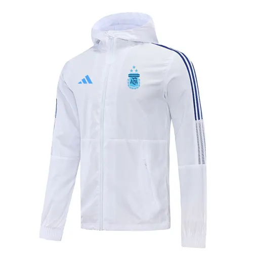 2023 Argentina Soccer Jersey Windbreaker white — view 1