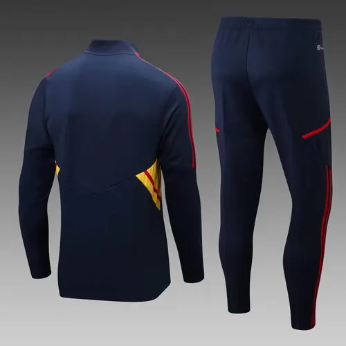 Conjunto de Treino Arsenal Half-Pull Azul Real 2022/2023  — view 2