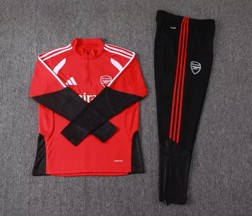 2026/2027 Arsenal Half-Pull Training Suit Red Football Jersey  — view 3