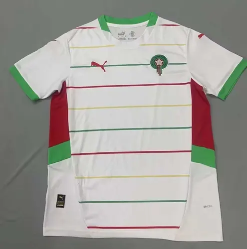 2024 Marokko Nationalmannschaft Auswärts Fußballtrikot AAA Fan-Qualität — view 1