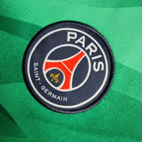 2023/2024 Psg Paris Saint-Germain Goalkeeper Green Football Shirt — view 5