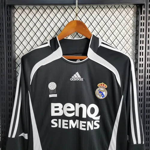 Real Madrid Visitante Manga Longa Retro 2006/2007 — view 3