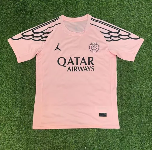 2025/2026 PSG Paris Saint-Germain Viertauswärts Pink Fußballtrikot  — view 1