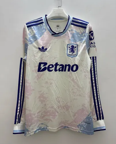 2025/2026 Long Sleeve Aston Villa Third Away Football Shirt 