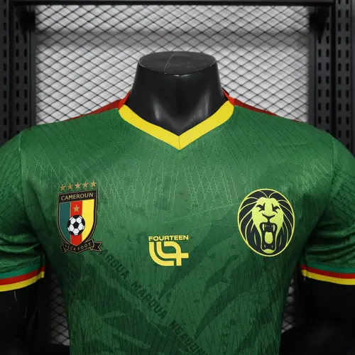 2025/2026 Player Version Cameroon Home Football Shirt  — view 3