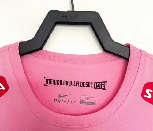2012 Camiseta de Fútbol Retro Rosa Santos   — view 3