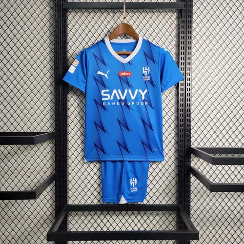 2023/2024 Al-Hilal Saudi Home Football Shirt Kids Size — view 1