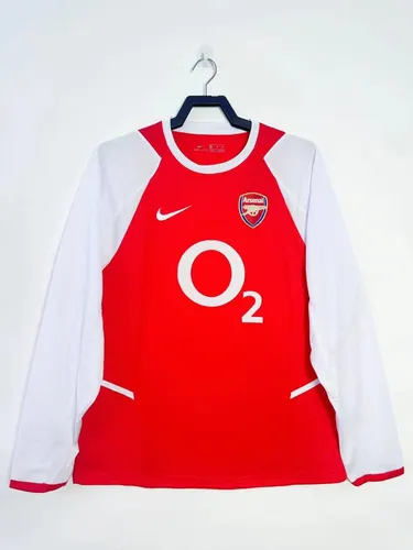 2002/2004 Retro Langarm Arsenal Heim Fußballtrikot 