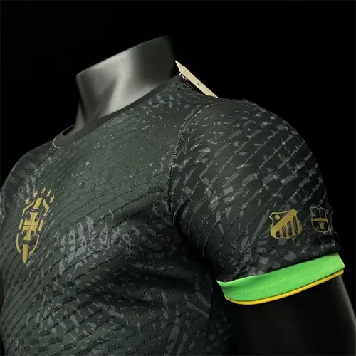 2023/2024 Player Version Brazil Special Edition Black Football Shirt  — view 5