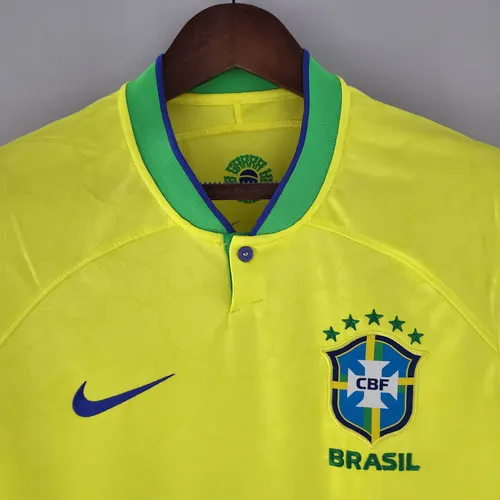 2022 WM Brasilien Heim-Fußballtrikot — view 3