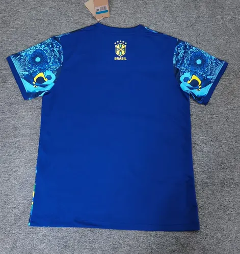 2025/2026 Maillot de Football Bleu Brésil Déesse  — view 2