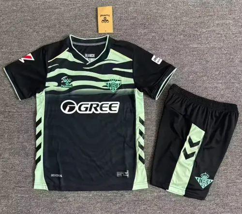 2025/2026 Real Betis Tercera Equipación Visitante Camiseta de Fútbol Calidad Talla Infantil — view 1