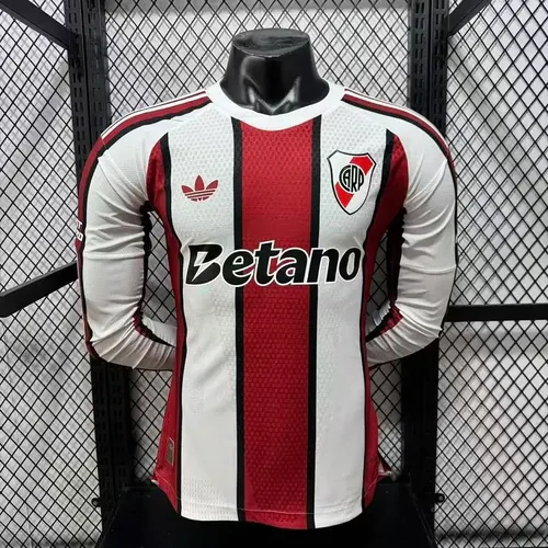 2026/2027 Long Sleeve Player Version River Plate Away Football Jersey  