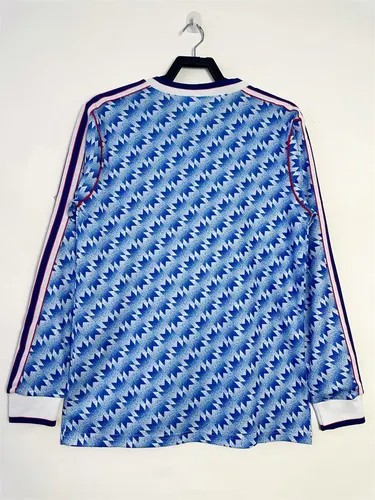 Camisa Retrô Manga Longa Manchester United Visitante 1990/1992  — view 2