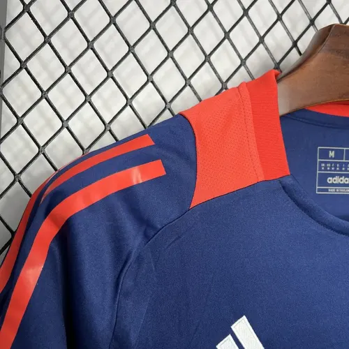 2024/2025 Manchester United Dunkelblau Vorbereitungsspiel Trikot  — view 5