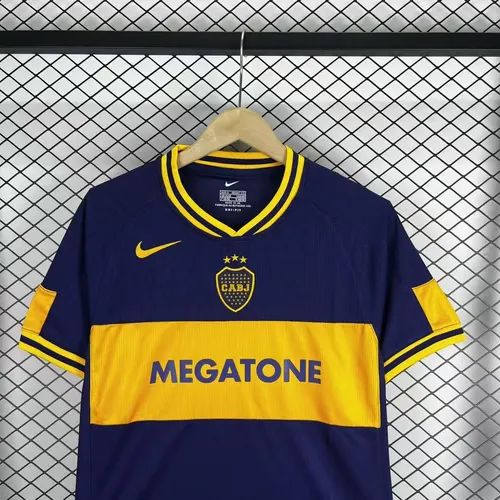 2006/2007 Retro Boca Juniors Heim Fußballtrikot   — view 3