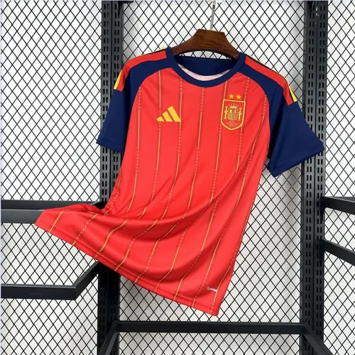 2026 Spain National Team Home Double Star Football Shirt  