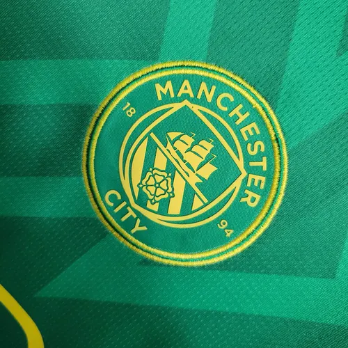 Camiseta de Fútbol Verde del Portero Manchester City 2023/2024  — view 6