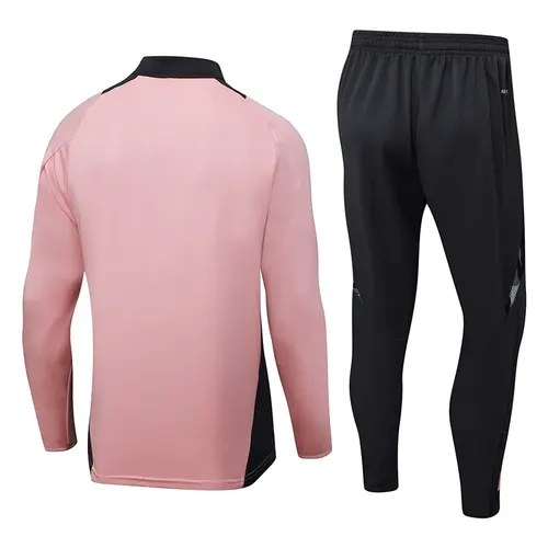 Chándal de Entrenamiento de Media Cremallera de Real Madrid 2024/2025 Rosa y Negro  — view 2