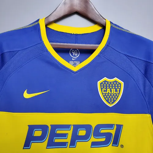 2003/2004 قميص Boca Juniors المنزلي رجعي جودة تايلاندية — view 3