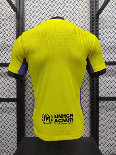 2025/2026 Version Joueur Barcelona Extérieur Jaune Maillot de Football  — view 2