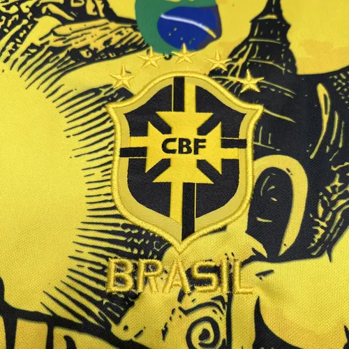 2024-2025 Brasilien Sonderedition Gelb Trikot — view 4