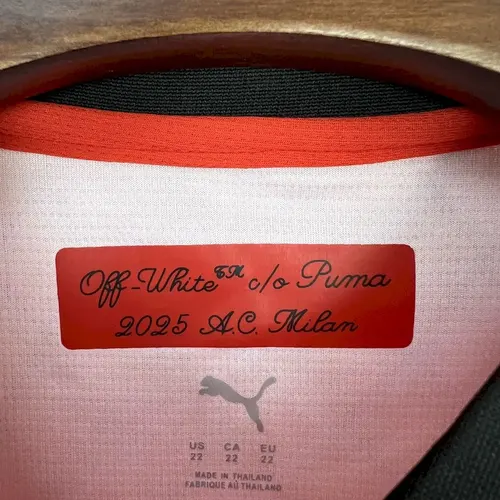 2025/2026 AC Milan Edición conjunta Camiseta de fútbol  Talla infantil — view 3