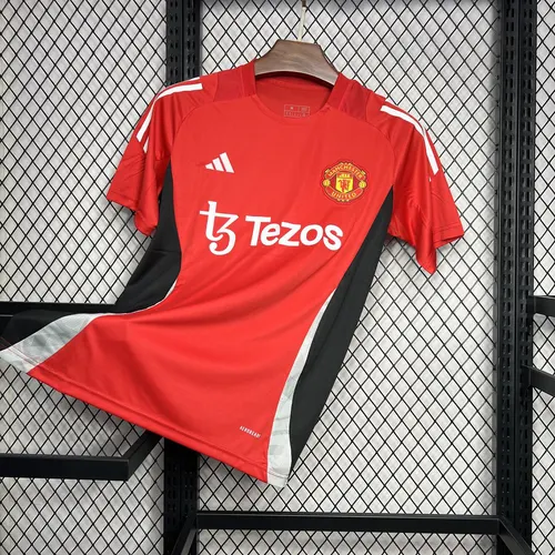 Camisa de Treino Pré-Jogo Manchester United Vermelha 2024/2025  — view 3