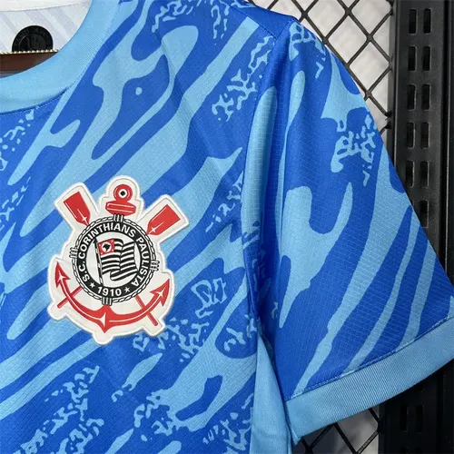 2024/2025 Corinthians Goalkeeper Blue Jersey  — view 6