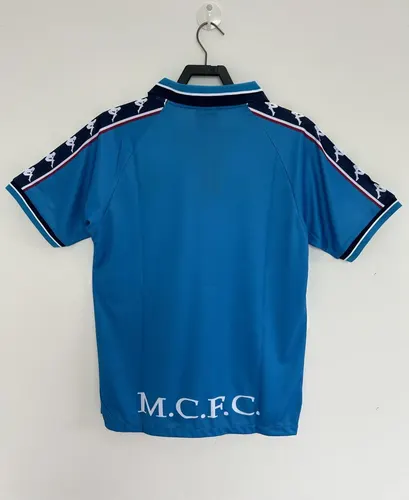 1997-1998 Retro Manchester City Domicile Football Shirt  — view 2