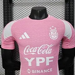 2025/2026 Camiseta de Entrenamiento Argentina Versión Jugador Rosa AAA calidad aficionado — view 3