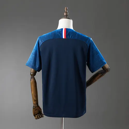 2018 Retro Frankreich Heim Fußballtrikot AAA Fan-Qualität — view 2