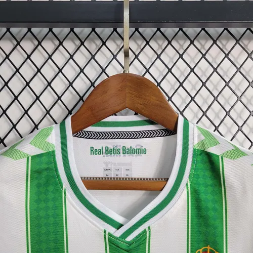 2023/2024 Real Betis Heim Fußballtrikot Kindergröße — view 3