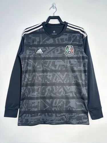 2019 Maillot Domicile Rétro Manches Longues Mexique lande — view 1
