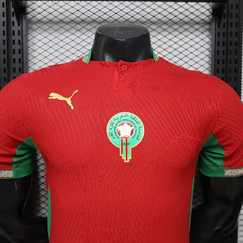 نسخة اللاعب 2026 قميص كرة القدم الوطني المغربي الأساسي درجة المشجع AAA — view 3
