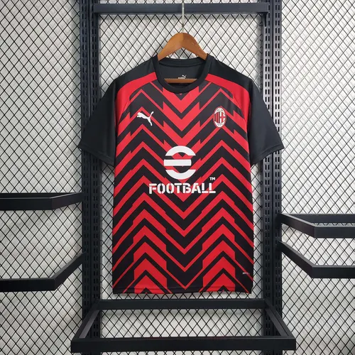 2023/2024 AC Milan ملابس تدريب قميص كرة قدم جودة تايلاندية — view 1