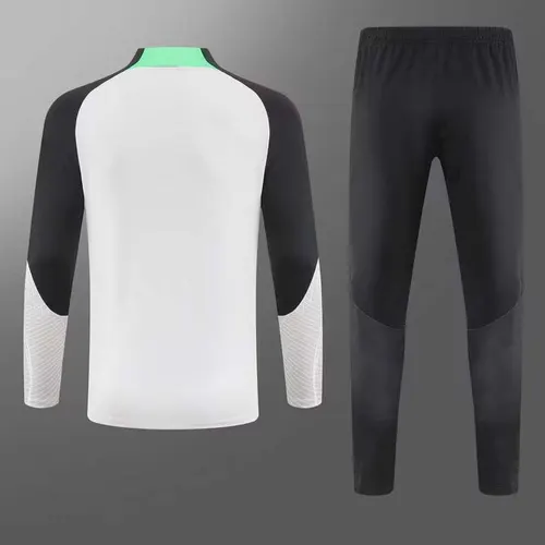 2023/2024 Liverpool Half-Pull Training Suit Gray-white Jersey  Set — view 2