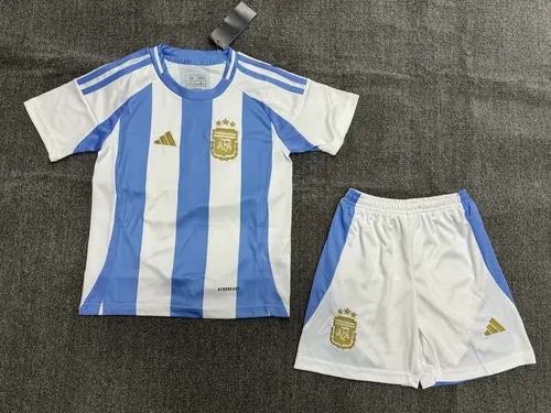 2024 Maillot Domicile Équipe Nationale Argentine AAA qualité fan Taille Enfant — view 3
