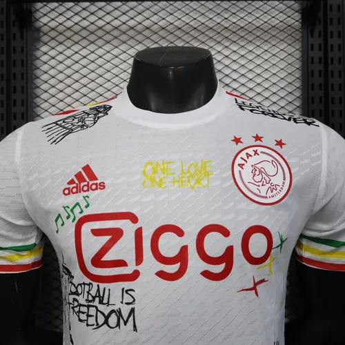 2025/2026 Camiseta de Ajax Doodle Plate Versión Jugador Calidad Thai — view 3