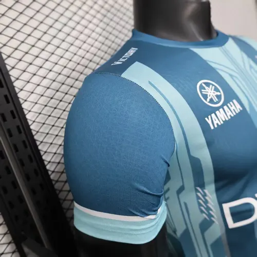 Camisa de Futebol Olympique de Marseille Edição Especial Azul Superior Versão Jogador 2025/2026  — view 6
